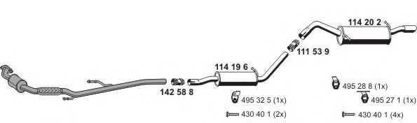 ERNST 071573 Exhaust System